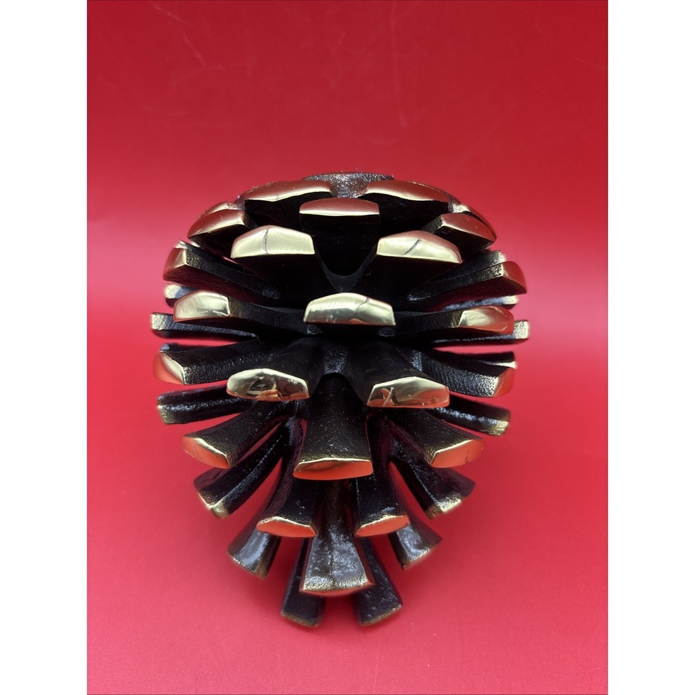 Michael Healy Pinecone Door Knocker, Brass 4" W x 3" D x 4 1/2" H- Read